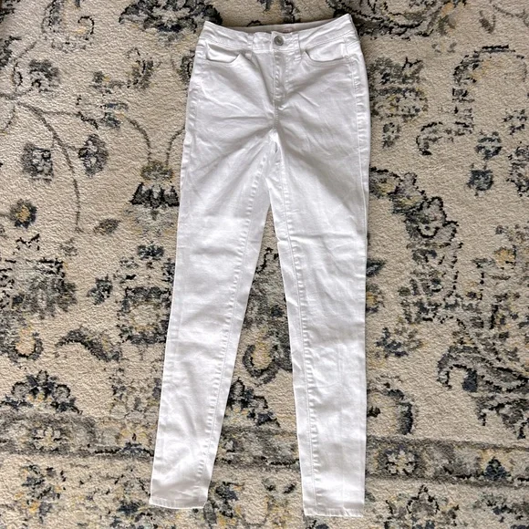 White Jeggings High Rise 3/26W - Picture 1 of 4